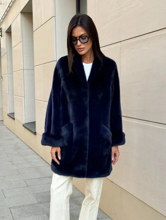 Шуба из аукционного меха норки KOPENHAGEN FUR - фото 4