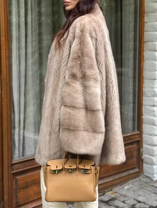 Полушубок из норки - фото 4