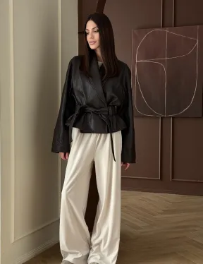 Куртка из натуральной кожи PREMIUM COLLECTION - фото 10